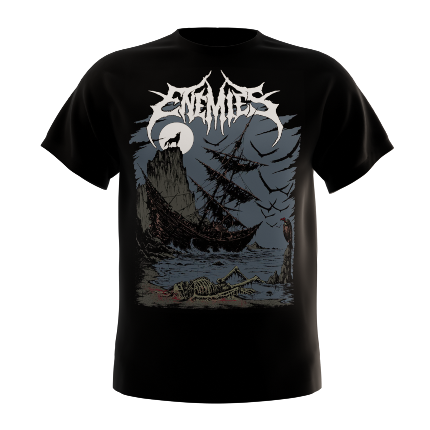 Enemies Wolf Howl shirt print