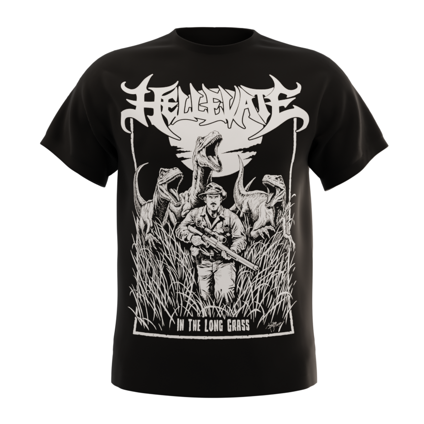 Hellevate Long Grass shirt print